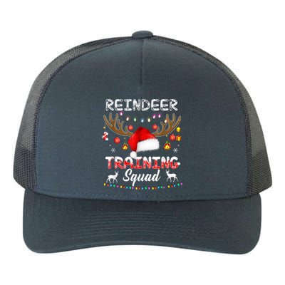 Christmas Running Funny Reindeer Training Squad Team Family Funny Gift Yupoong Adult 5-Panel Trucker Hat