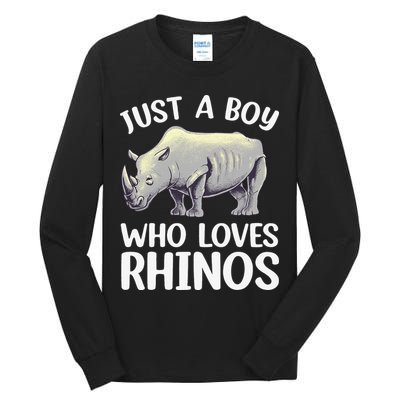 Cool Rhino For Rhinoceros Chubby Unicorn Zoo Tall Long Sleeve T-Shirt