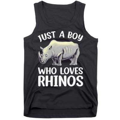 Cool Rhino For Rhinoceros Chubby Unicorn Zoo Tank Top