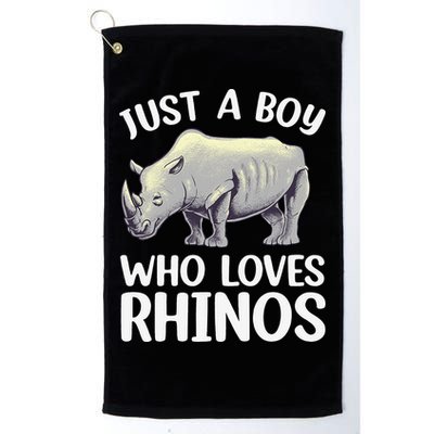Cool Rhino For Rhinoceros Chubby Unicorn Zoo Golf Towel