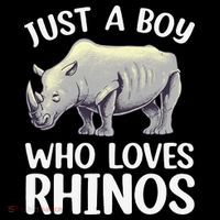 Cool Rhino For Rhinoceros Chubby Unicorn Zoo Toddler T-Shirt