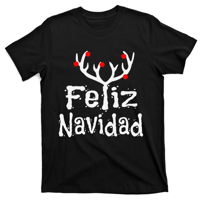 Christmas Reindeer Feliz Navidad T-Shirt