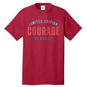 COURAGE Retro Faded Raglan Baseball Tall T-Shirt