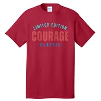 COURAGE Retro Faded Raglan Baseball Tall T-Shirt