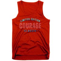 COURAGE Retro Faded Raglan Baseball Tank Top