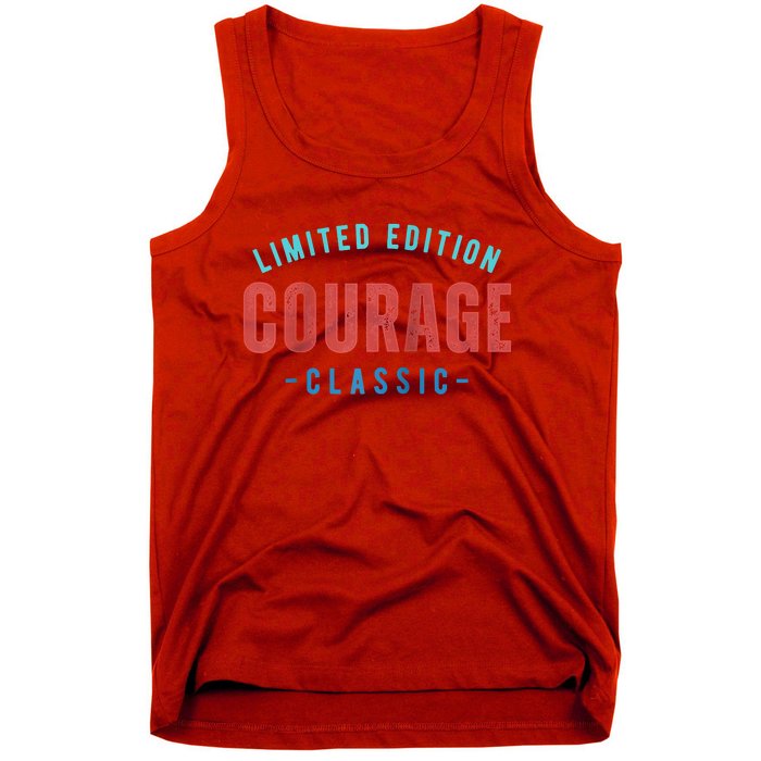 COURAGE Retro Faded Raglan Baseball Tank Top