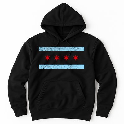 Chicago Retro Flag Vintage Hoodie