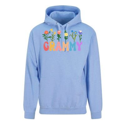 Cute Retro Floral Grammy Unisex Surf Hoodie