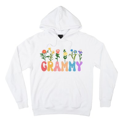 Cute Retro Floral Grammy Hoodie