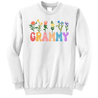 Cute Retro Floral Grammy Sweatshirt