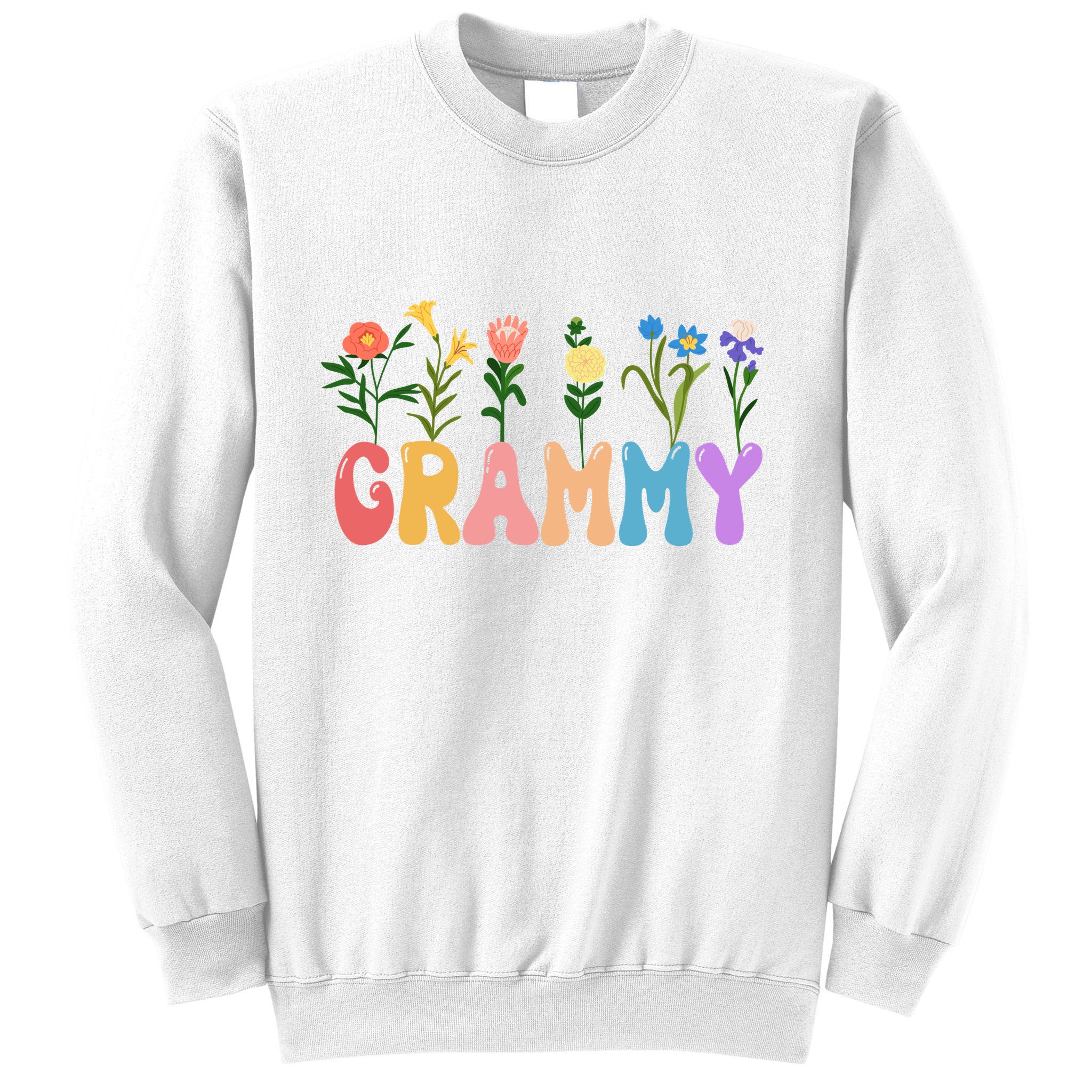 Cute Retro Floral Grammy Sweatshirt