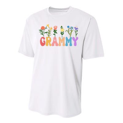 Cute Retro Floral Grammy Performance Sprint T-Shirt