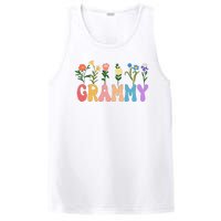 Cute Retro Floral Grammy PosiCharge Competitor Tank