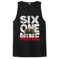 California Republic Flag 619 Area Code PosiCharge Competitor Tank