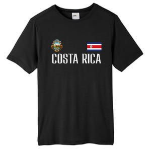 Costa Rica Flag Football Soccer Fan Tall Fusion ChromaSoft Performance T-Shirt