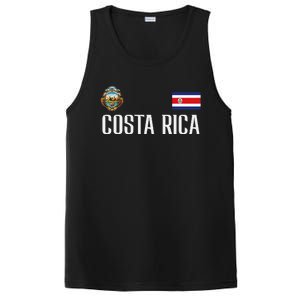 Costa Rica Flag Football Soccer Fan PosiCharge Competitor Tank