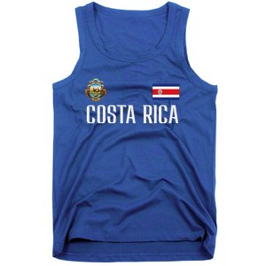 Costa Rica Flag Football Soccer Fan Tank Top