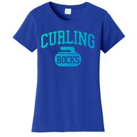 Curling Rocks Funny Winter Sports Gift Women's T-Shirt