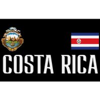 Costa Rica Flag Football Soccer Fan Women Bumper Sticker