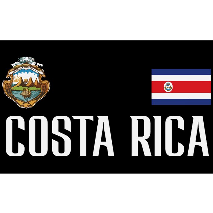 Costa Rica Flag Football Soccer Fan Women Bumper Sticker