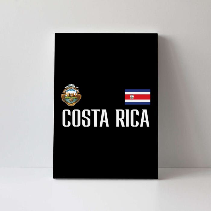 Costa Rica Flag Football Soccer Fan Women Canvas