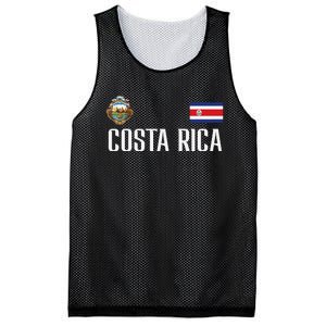 Costa Rica Flag Football Soccer Fan Women Mesh Reversible Basketball Jersey Tank