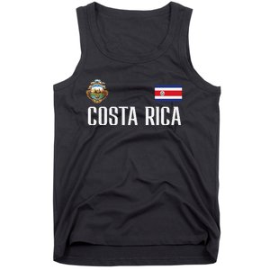 Costa Rica Flag Football Soccer Fan Women Tank Top