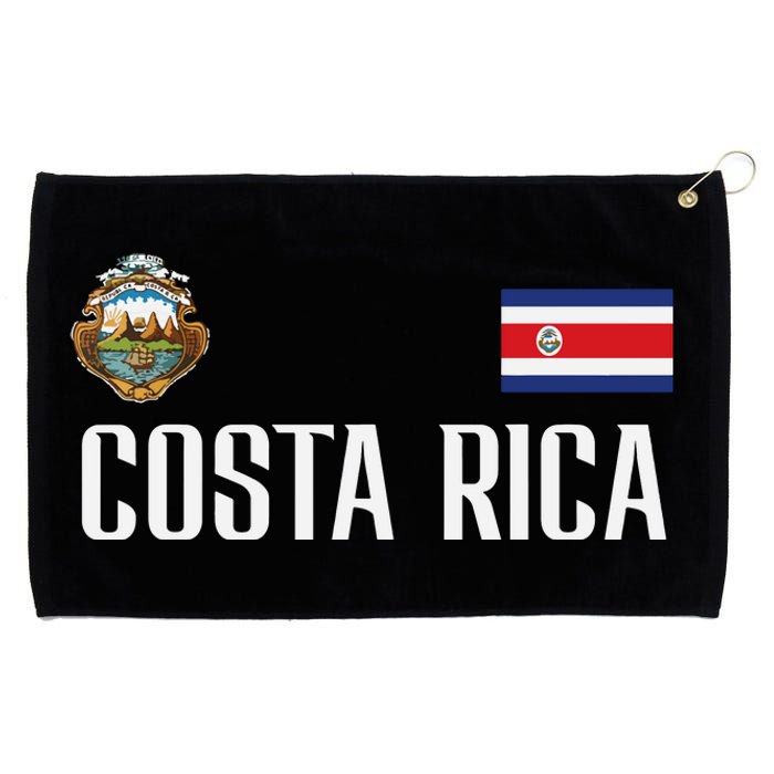 Costa Rica Flag Football Soccer Fan Women Grommeted Golf Towel