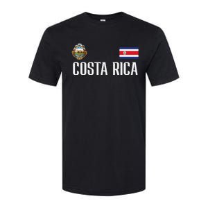 Costa Rica Flag Football Soccer Fan Women Softstyle CVC T-Shirt