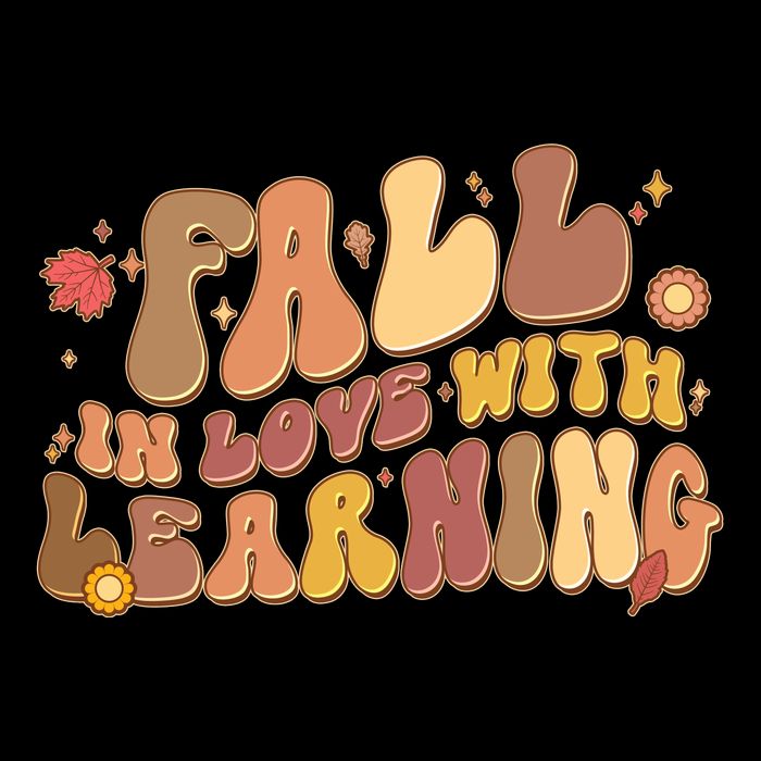 Cute Retro Fall In Love With Learning 16 in Basic Backpack