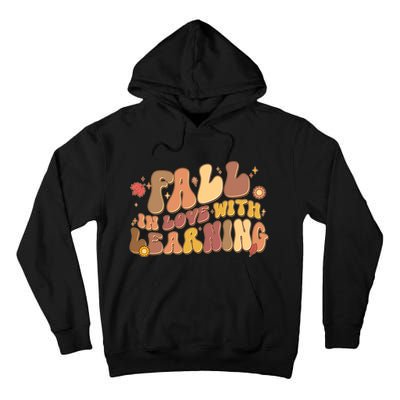 Cute Retro Fall In Love With Learning Tall Hoodie