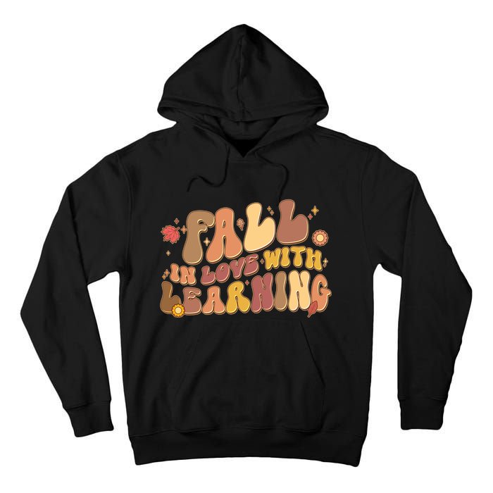 Cute Retro Fall In Love With Learning Tall Hoodie