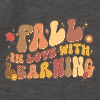 Cute Retro Fall In Love With Learning Vector Backpack
