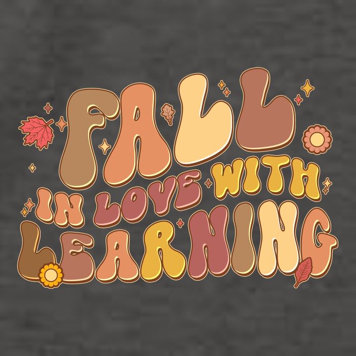 Cute Retro Fall In Love With Learning Vector Backpack