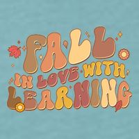 Cute Retro Fall In Love With Learning Sueded Cloud Jersey T-Shirt
