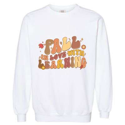 Cute Retro Fall In Love With Learning Garment-Dyed Sweatshirt