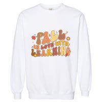 Cute Retro Fall In Love With Learning Garment-Dyed Sweatshirt