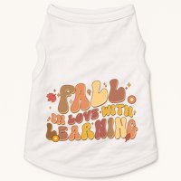 Cute Retro Fall In Love With Learning Doggie Tank