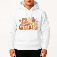 Cute Retro Fall In Love With Learning Hoodie