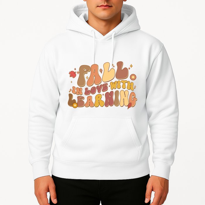 Cute Retro Fall In Love With Learning Hoodie