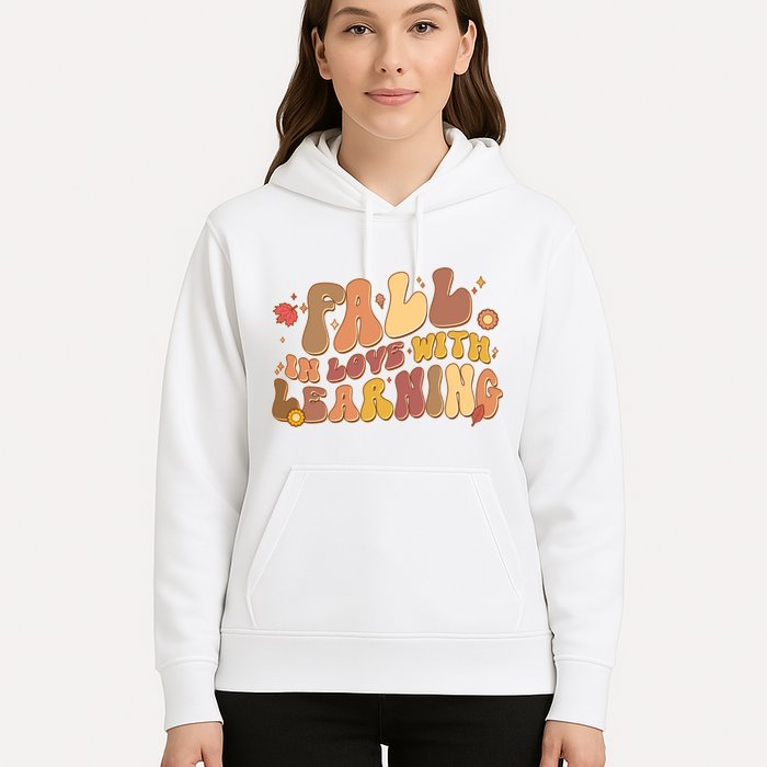 Cute Retro Fall In Love With Learning Hoodie