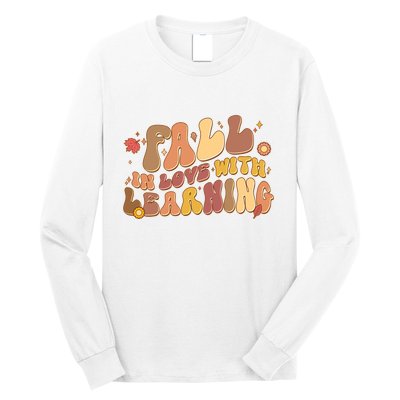 Cute Retro Fall In Love With Learning Long Sleeve Shirt