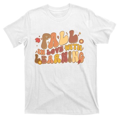 Cute Retro Fall In Love With Learning T-Shirt