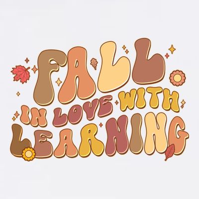 Cute Retro Fall In Love With Learning T-Shirt