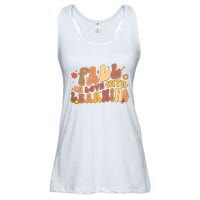 Cute Retro Fall In Love With Learning Ladies Essential Flowy Tank