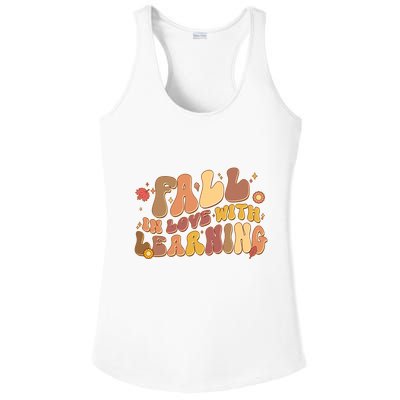 Cute Retro Fall In Love With Learning Ladies PosiCharge Competitor Racerback Tank