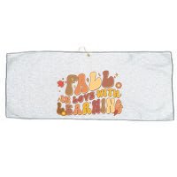 Cute Retro Fall In Love With Learning Large Microfiber Waffle Golf Towel