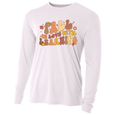 Cute Retro Fall In Love With Learning Cooling Performance Long Sleeve Crew