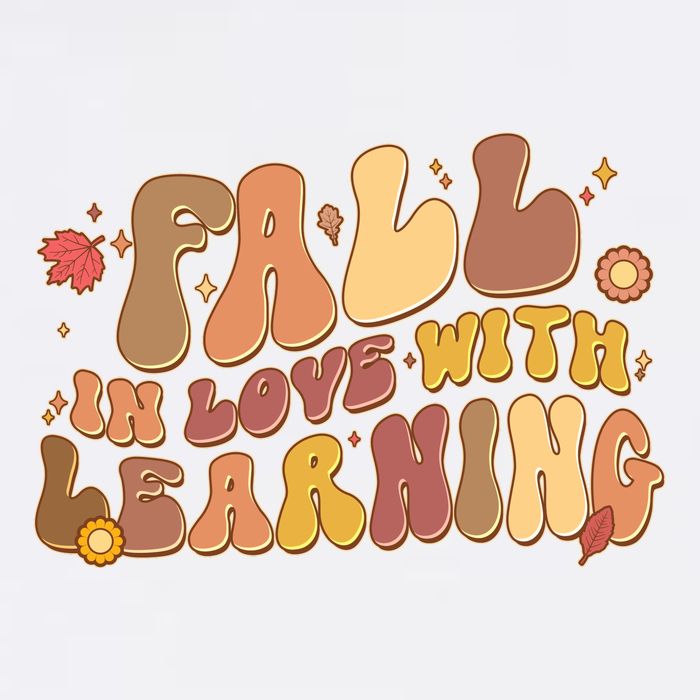 Cute Retro Fall In Love With Learning Baby Bodysuit