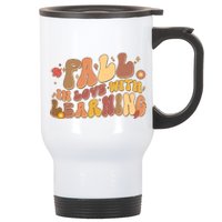 Cute Retro Fall In Love With Learning Stainless Steel Travel Mug